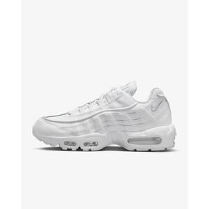 Nike Air Max 95 Essential Triple White Grey Mens Running CT1268 100 - SIZE 7.5